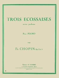 Frédéric Chopin: Ecossaises (3) Op.72 n°3