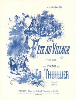 E. Thuillier: Une fête au village