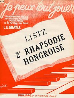 Franz Liszt: Rhapsodie hongroise n°2 (JPTJ 49)