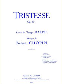 Frédéric Chopin: Tristesse Op.10 n°3