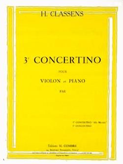 Henri Classens: Concertino n°3