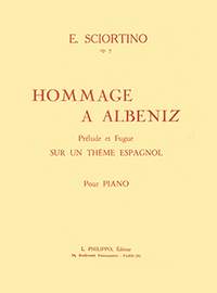 Edouard Sciortino: Hommage à Albeniz Op.7