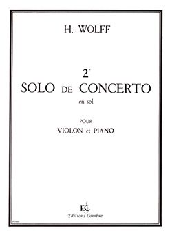 H. Wolff: Solo de concerto n°2 en sol