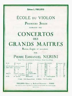 Giovanni Battista Viotti: Solo n°1 du concerto n°20