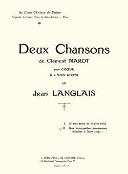 Jean Langlais: Aux damoyselles paresseuses d'escrire à leurs amys