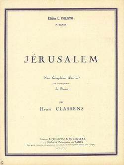 Henri Classens: Jérusalem