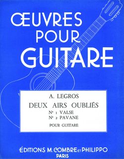André Legros: Airs oubliés (2) : Pavane - Valse