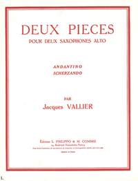 Jacques Vallier: Pièces (2) : Andantino - Scherzando