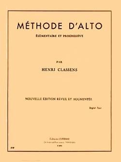 Henri Classens: Méthode d'alto (élémentaire et progressive)