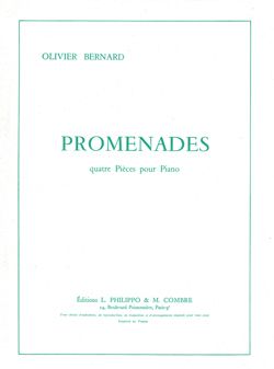 O. Bernard: Promenades (4 pièces)