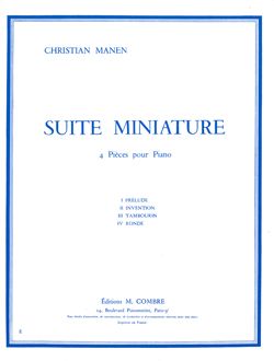 Christian Manen: Suite miniature (4 pièces)