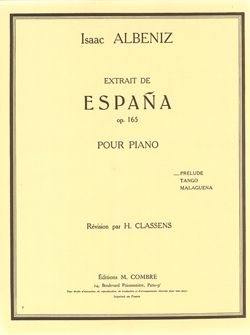Isaac Albéniz: Espana Op.165 Prélude