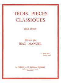 Jean Manuel: Pièces classiques (3) Vol.1