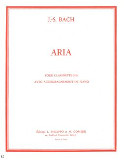 Johann Sebastian Bach: Aria extr. de la Suite en ré maj. (transcription)
