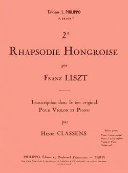 Franz Liszt: Rhapsodie hongroise n°2