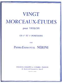 Pierre-Emmanuel Nerini: Morceaux-études (20) 1e et 3e positions
