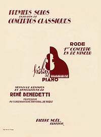 Pierre Rode: Solo n°1 du concerto n°1 en ré min.