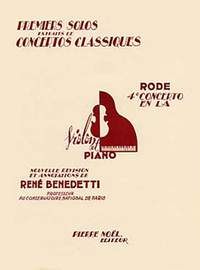 Pierre Rode: Solo n°1 du concerto n°4 en la maj.