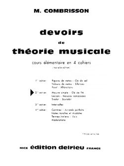 M. Combrisson: Devoirs de théorie Vol.2