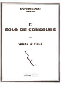 Hermann Schroeder-Meyer: Solo de concours n°1