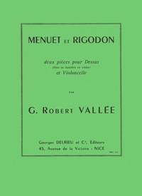 Georges-Robert Vallee: Menuet et rigaudon