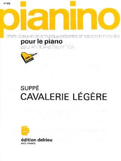 Franz von Suppé: Cavalerie légère - Pianino 126