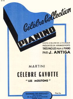 Jean-Paul Martini: La gavotte des moutons - Pianino 93