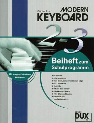 Günter Loy: Modern Keyboard, Beiheft 2-3