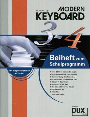 Günter Loy: Modern Keyboard, Beiheft 3-4
