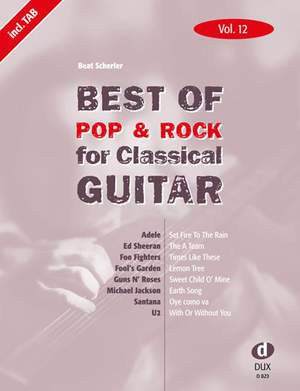 Beat Scherler: Best of Pop & Rock for Classical Guitar Vol. 12