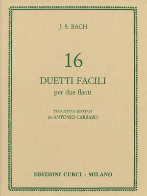 Johann Sebastian Bach: 16 Duetti Facili