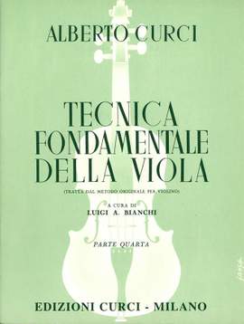 Luigi A. Bianchi: Tecnica Fondamentale Della Viola Vol. 4