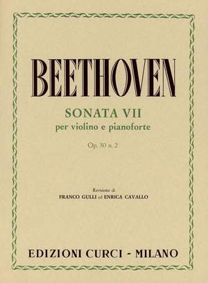 Ludwig van Beethoven: Sonata Vii Op 30 N 2 In Do Minore