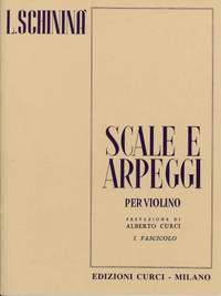 Luigi Schininà: Scale E Arpeggi Vol. 1