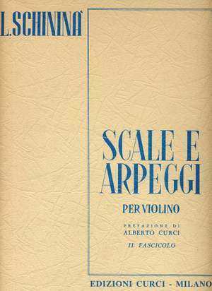 Luigi Schininà: Scale E Arpeggi Vol. 2