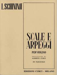 Luigi Schininà: Scale E Arpeggi Vol. 3