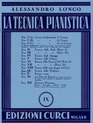 Alessandro Longo: Tecnica Pianistica Vol. 9