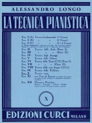 Alessandro Longo: Tecnica Pianistica Vol. 10