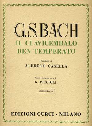 Johann Sebastian Bach: Il Clavicembalo Ben Temperato Vol. 1