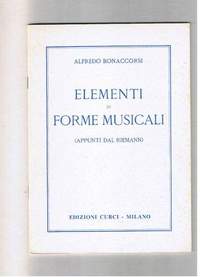 Alfredo Bonaccorsi: Elementi Di Forma Musicale