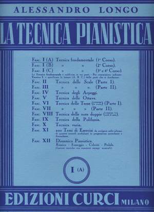 Alessandro Longo: Tecnica Pianistica Vol. 1 A
