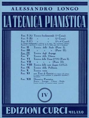 Alessandro Longo: Tecnica Pianistica Vol. 4