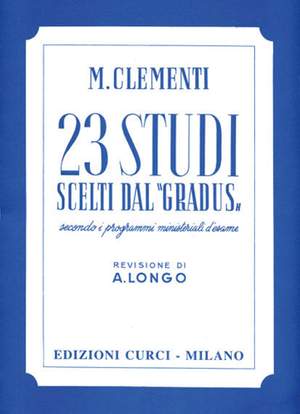 Muzio Clementi: Studi (23) Scelti Dal Gradus (Longo)