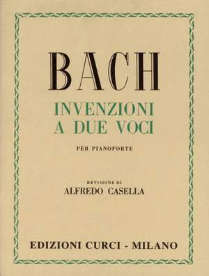 Johann Sebastian Bach: Invenzioni A 2 Voci (Casella)