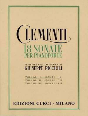 Muzio Clementi: Sonate (18) Vol. 1 (Piccioli)