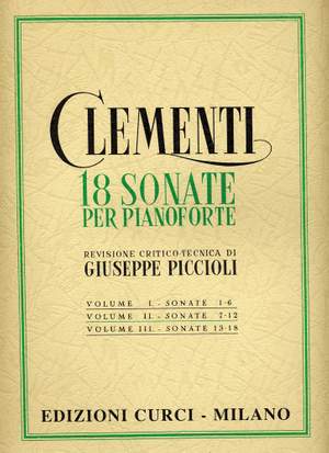 Muzio Clementi: Sonate (18) Vol. 2 (Piccioli)