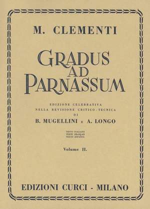 Muzio Clementi: Gradus Ad Parnassum Vol. 2 (Mugellini/Longo)