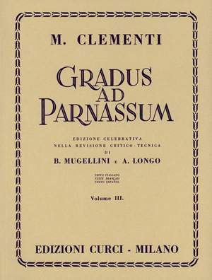 Muzio Clementi: Gradus Ad Parnassum Vol. 3 (Mugellini/Longo)