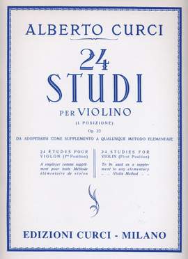 Alberto Curci: Studi (24) Op. 23