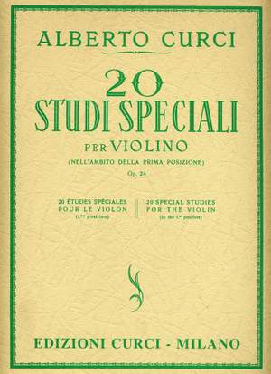 Alberto Curci: Studi Speciali (20) Op. 24